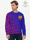 Мужской лонгслив базовый / FC BARCELONA / ФК БАРСЕЛОНА