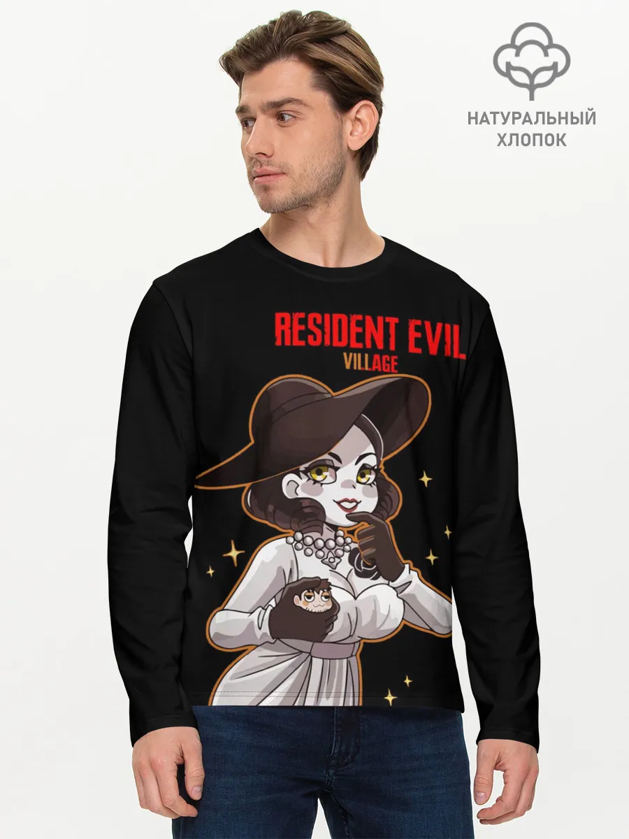 Мужской лонгслив базовый / Resident Evil Димитреску