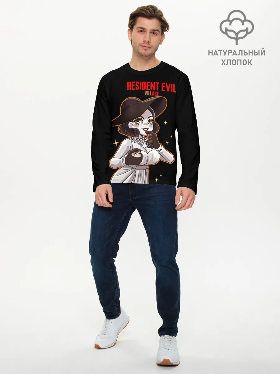 Мужской лонгслив базовый / Resident Evil Димитреску