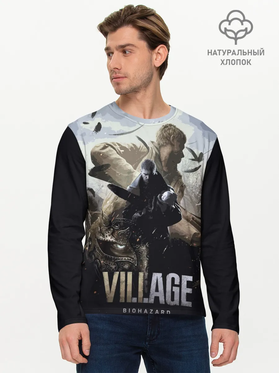 Мужской лонгслив базовый / Resident Evil: Village
