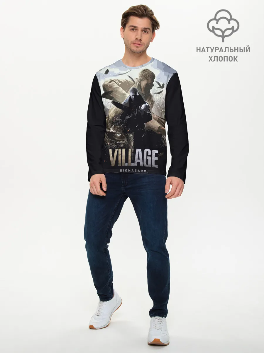 Мужской лонгслив базовый / Resident Evil: Village