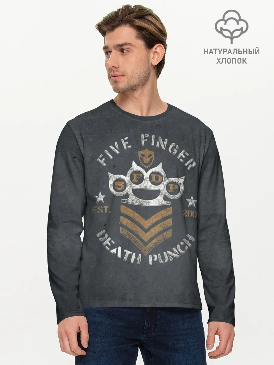 Мужской лонгслив базовый / 5FDP est.2005