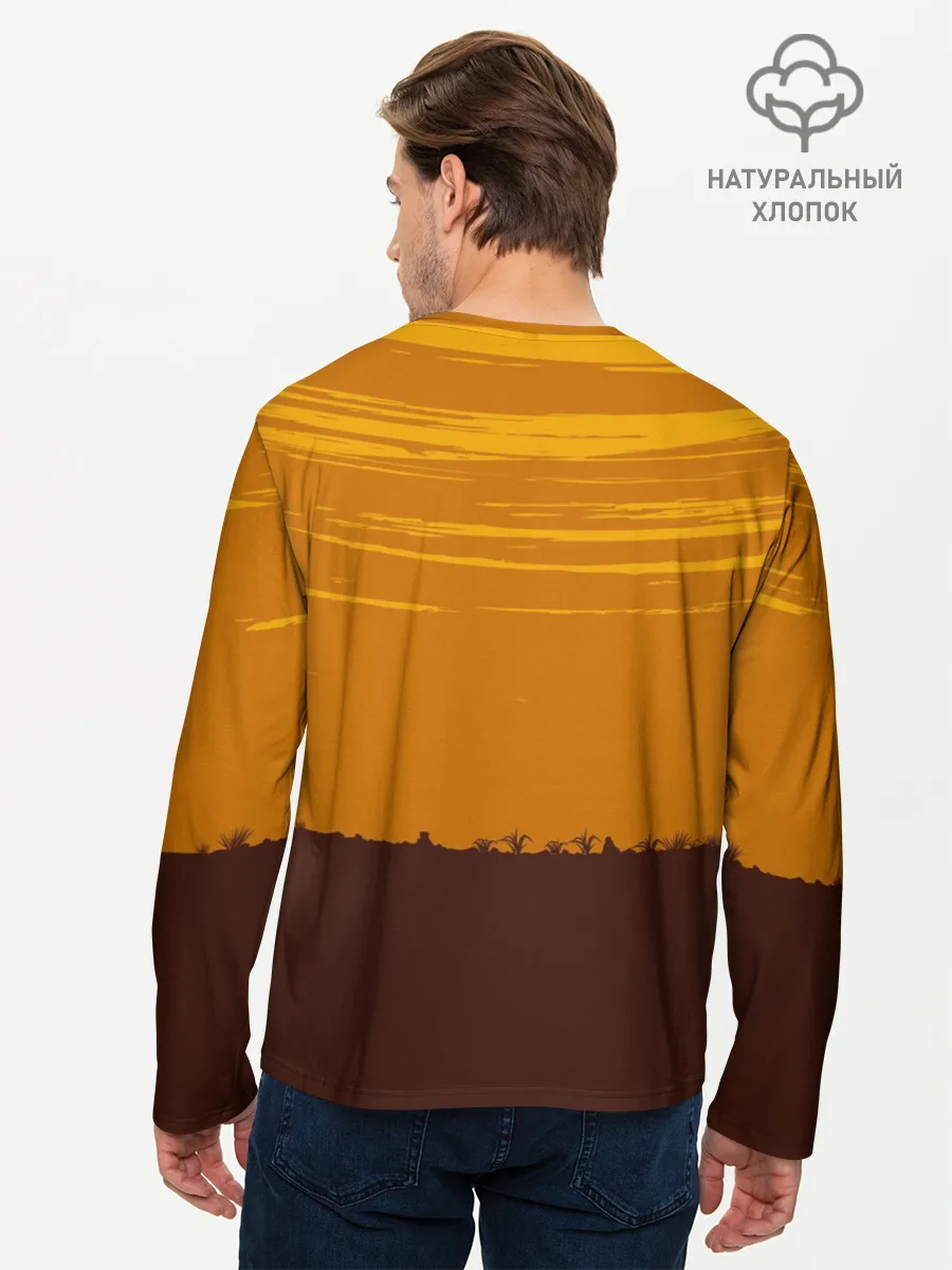 Мужской лонгслив базовый / САМУРАЙ