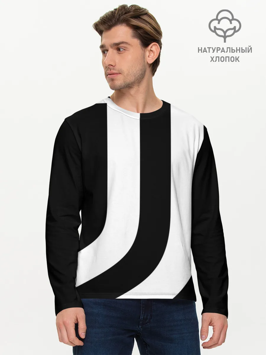 Мужской лонгслив базовый / Juventus | J