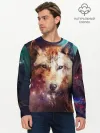 Мужской лонгслив базовый / Красивый волк