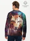 Мужской лонгслив базовый / Красивый волк