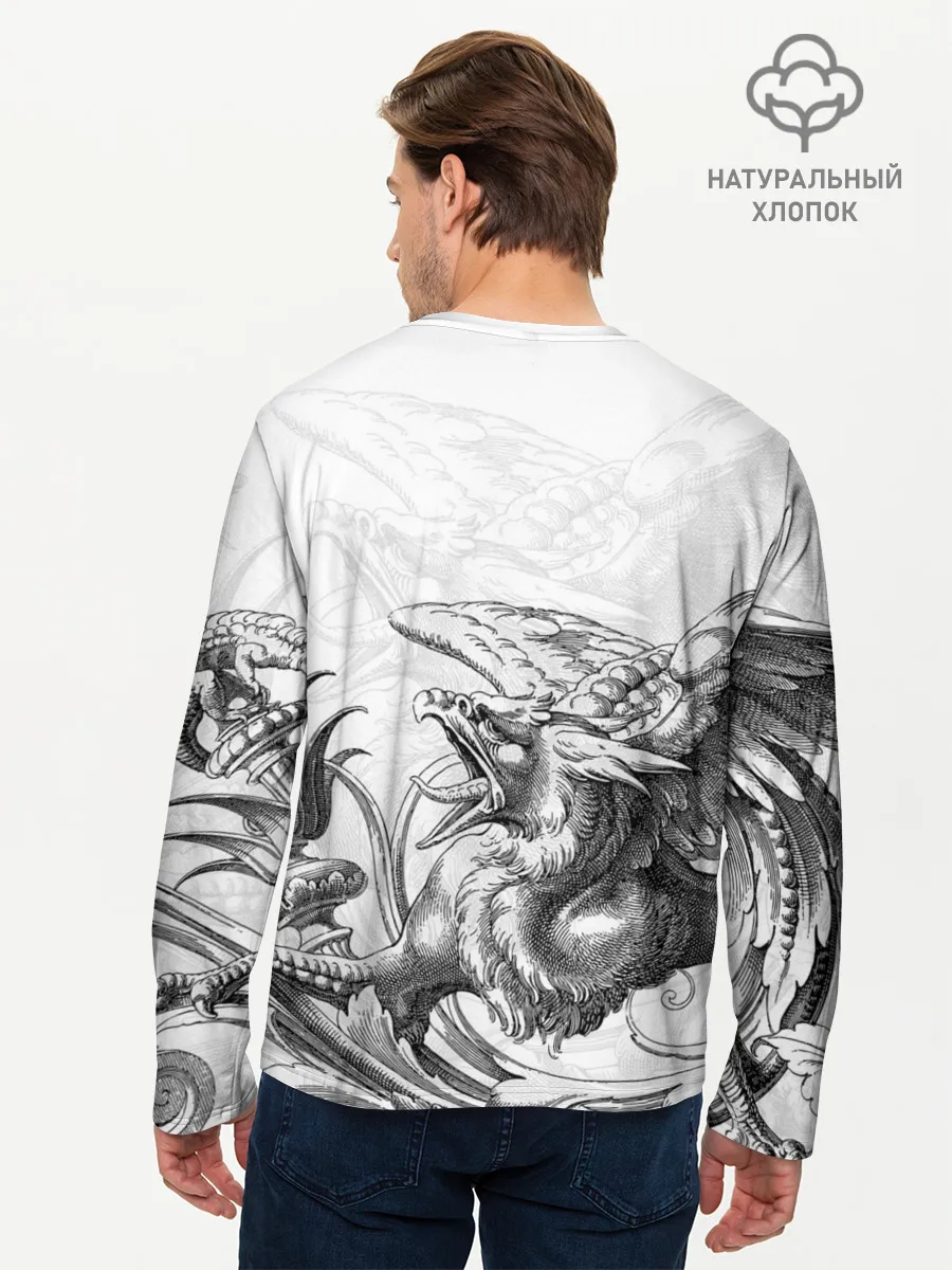 Мужской лонгслив базовый / Грифон