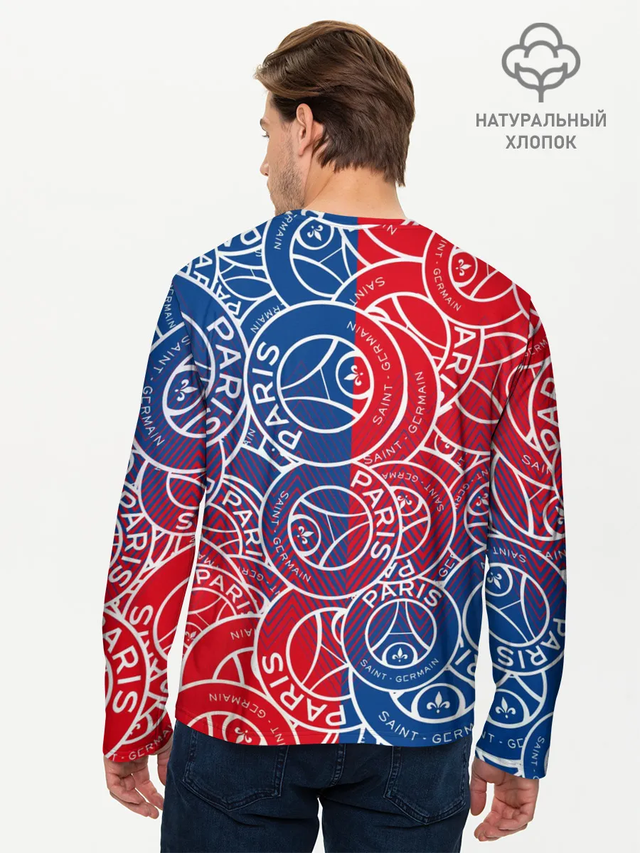 Мужской лонгслив базовый / ФК ПСЖ / PARIS SAINT GERMAIN