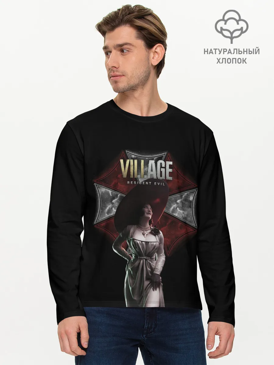 Мужской лонгслив базовый / Resident Evil. Lady Dimitrescu