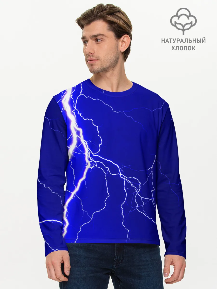 Мужской лонгслив базовый / Гроза