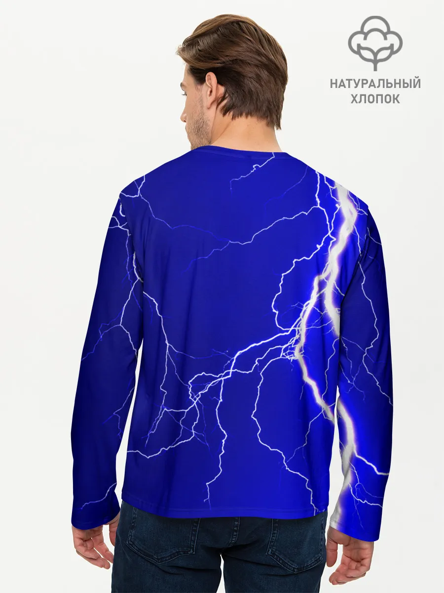 Мужской лонгслив базовый / Гроза