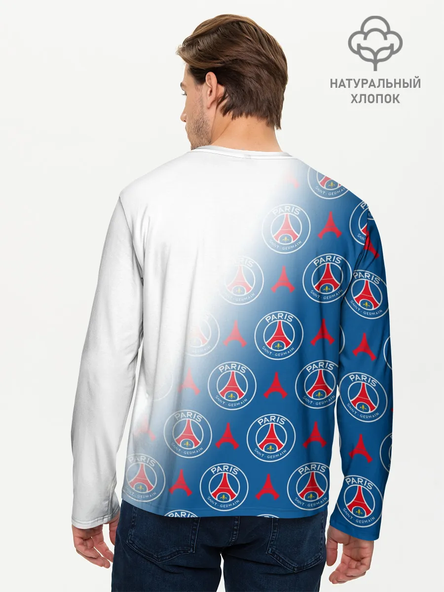 Мужской лонгслив базовый / ФК ПСЖ / PARIS SAINT GERMAIN