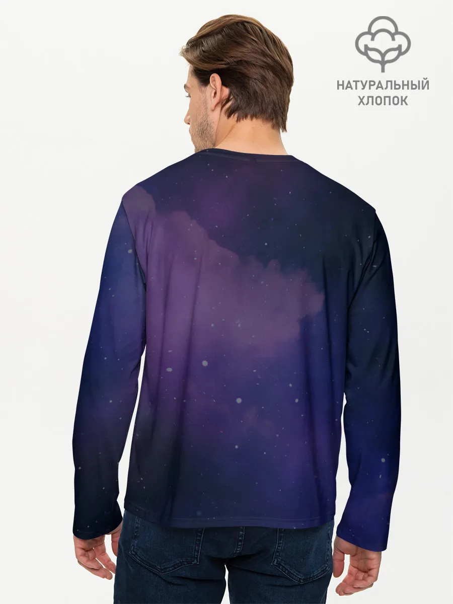 Мужской лонгслив базовый / косатка