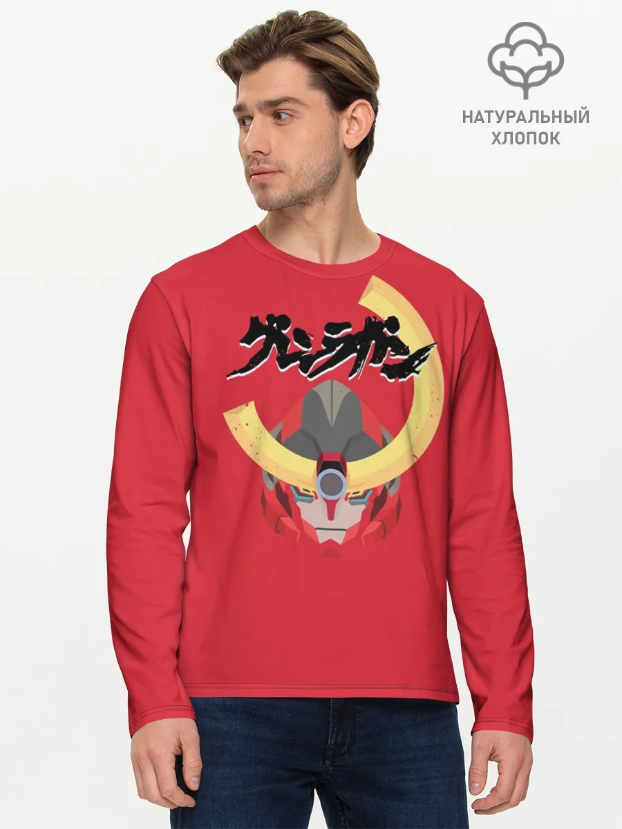 Мужской лонгслив базовый / Гуррен Лаганн Ганмен