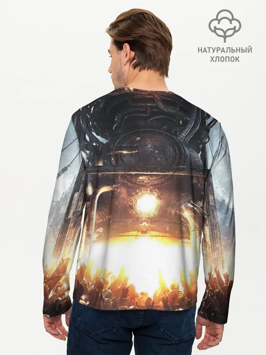 Мужской лонгслив базовый / FrostPunk
