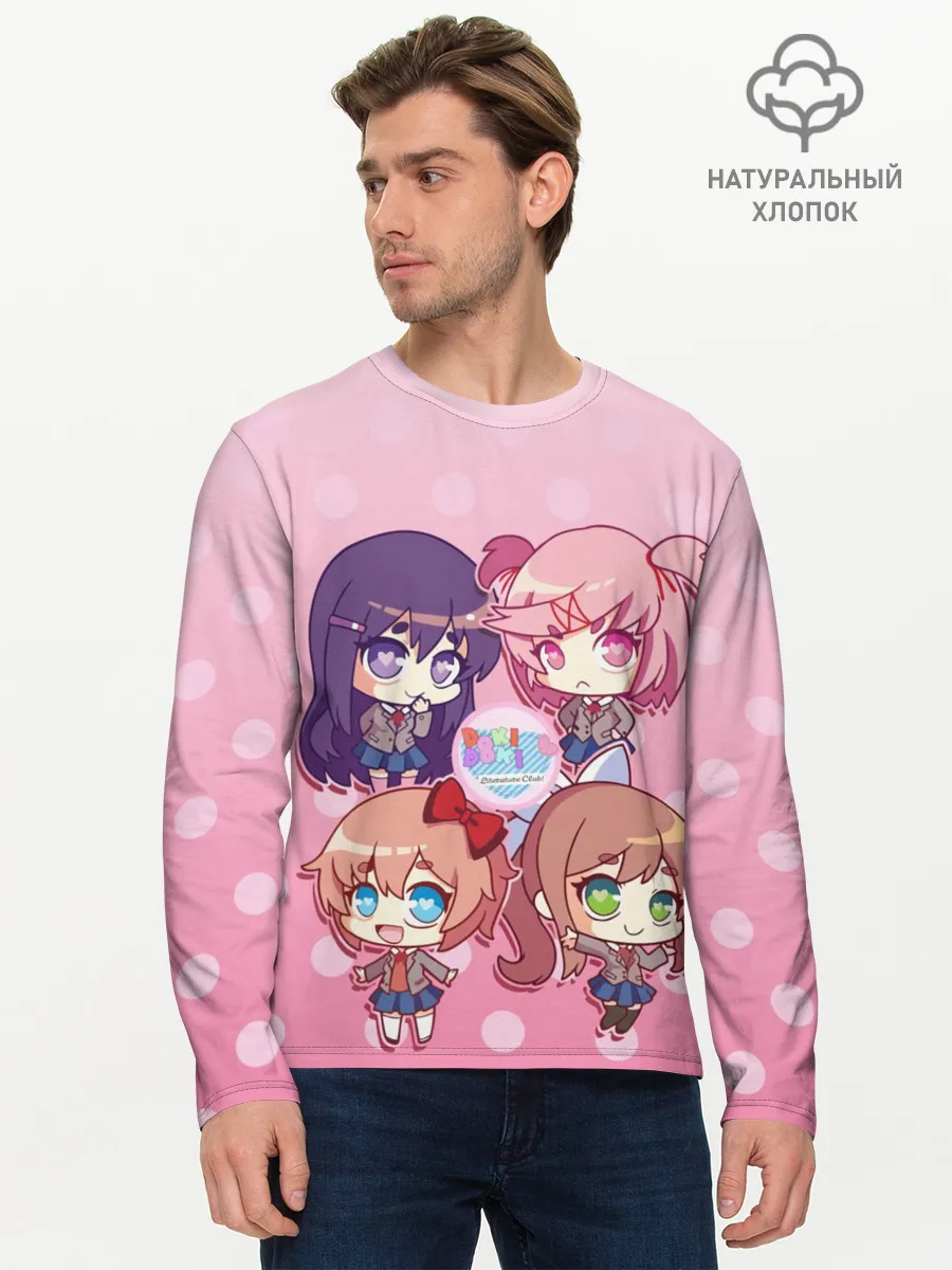 Мужской лонгслив базовый / DOKI DOKI LITERATURE CLUB