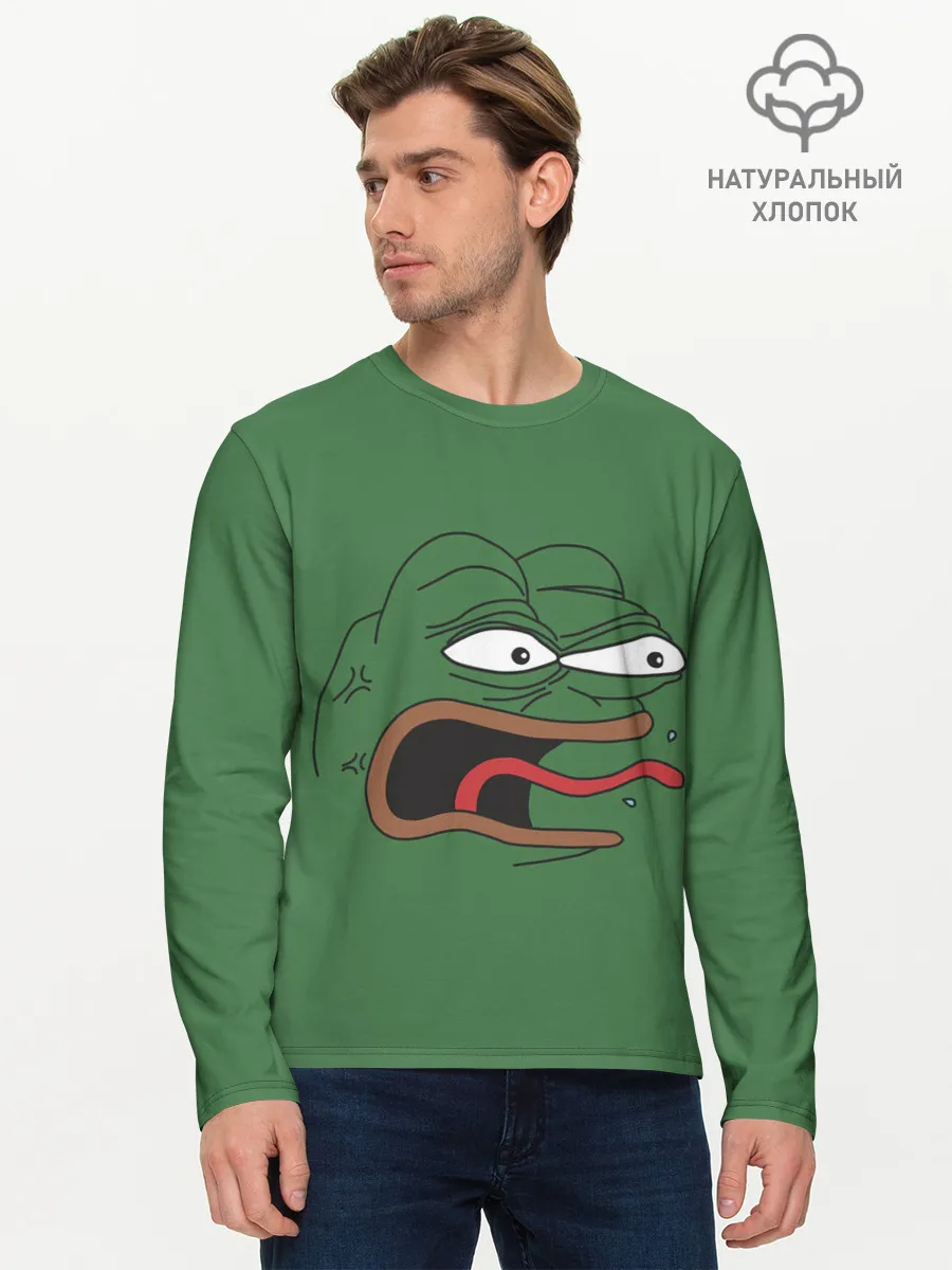 Мужской лонгслив базовый / Pepe skin