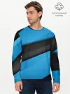 Мужской лонгслив базовый / Blue Sport Style
