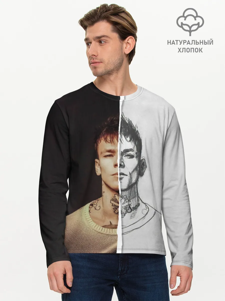 Мужской лонгслив базовый / Niletto side