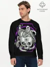 Мужской лонгслив базовый / Череп и Осьминог