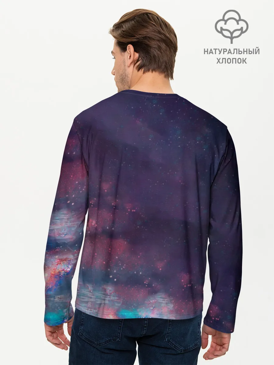 Мужской лонгслив базовый / СИЯЮЩИЙ ЛЕВ