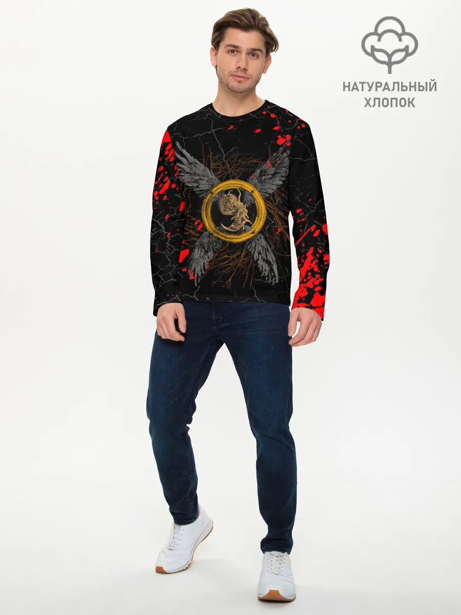 Мужской лонгслив базовый / RESIDENT EVIL 8 / СИМВОЛИКА