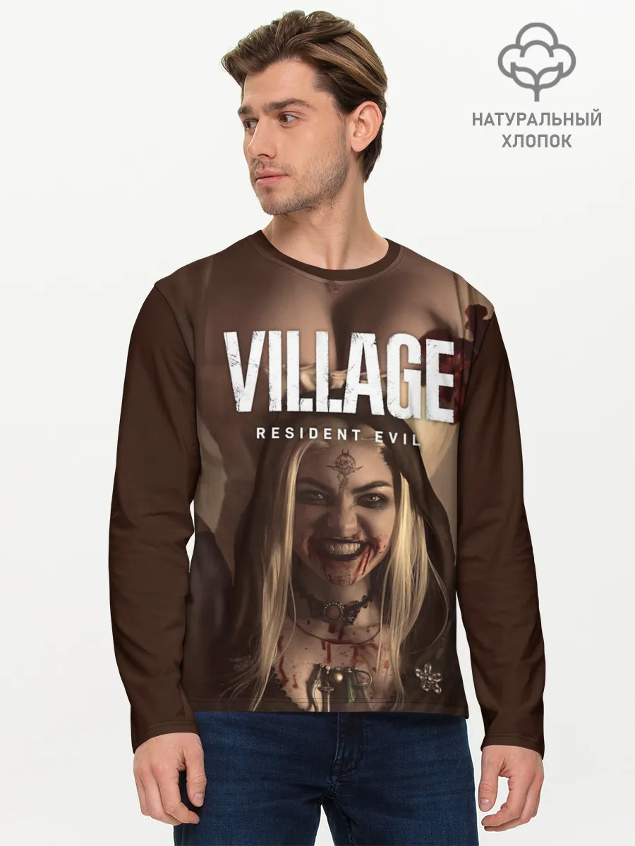 Мужской лонгслив базовый / Дочь леди Димитреску