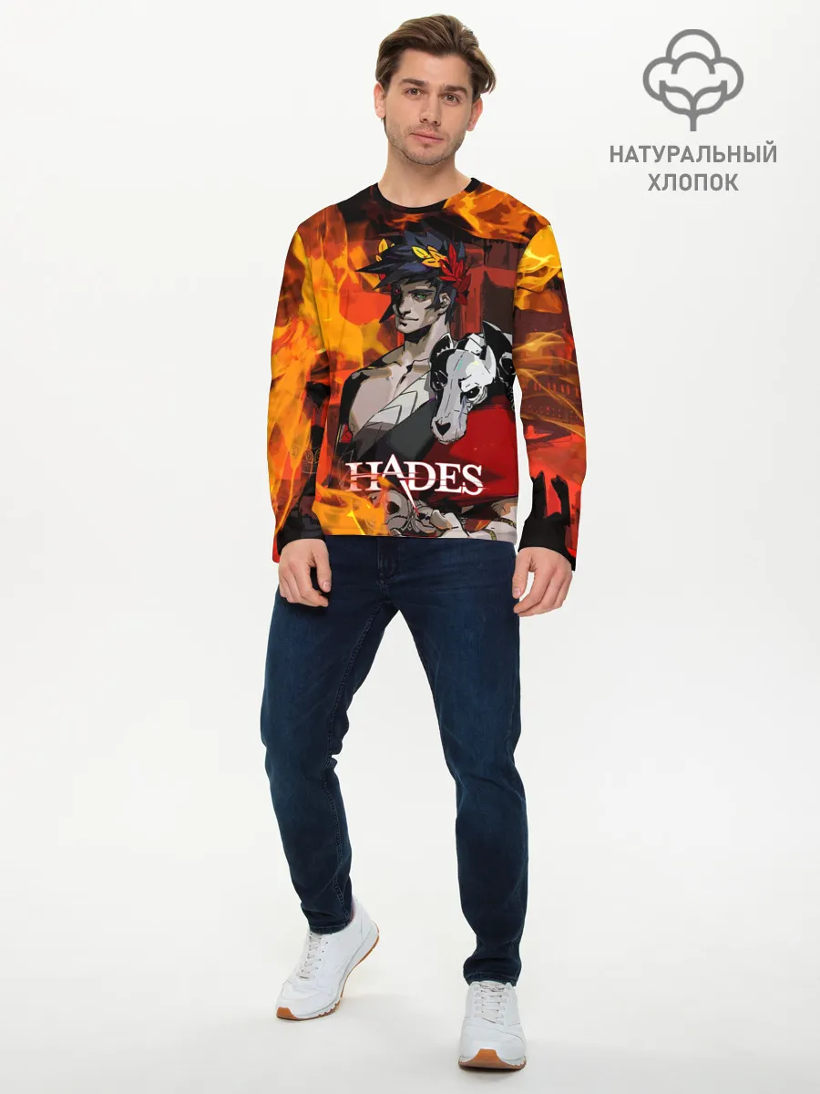Мужской лонгслив базовый / Hades
