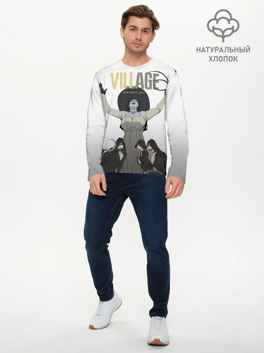 Мужской лонгслив базовый / Дочери леди Димитреску