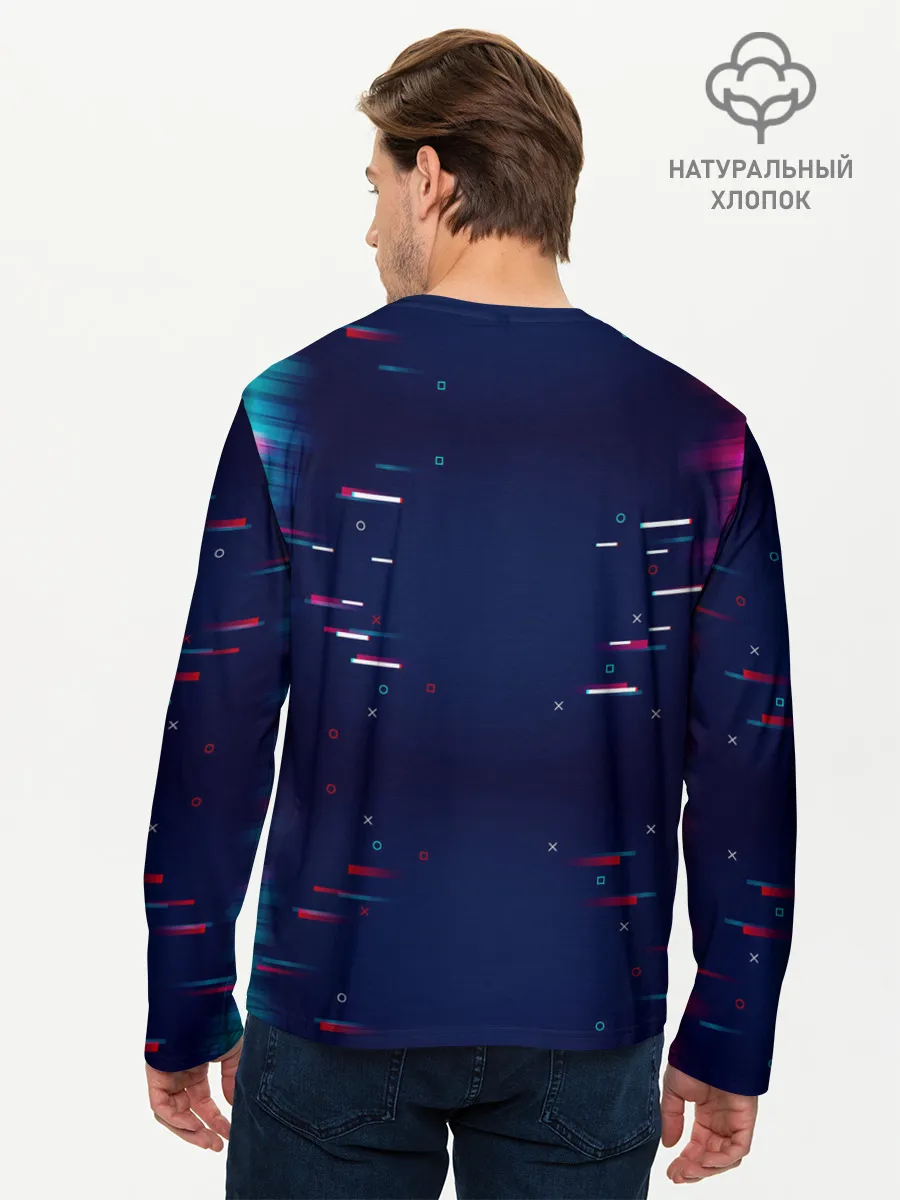 Мужской лонгслив базовый / Game Over