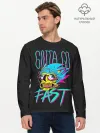 Мужской лонгслив базовый / Gotta go fast
