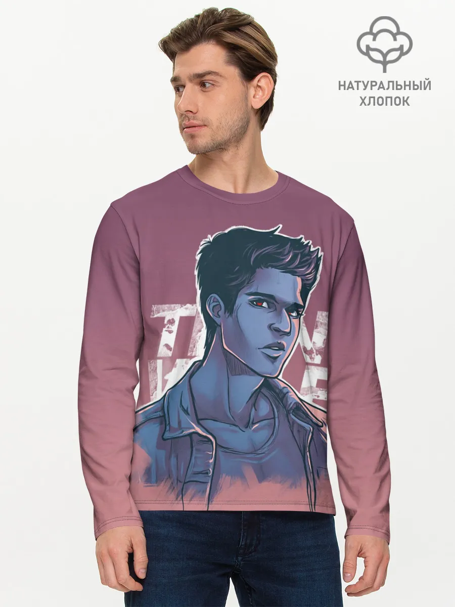Мужской лонгслив базовый / Teen Wolf Scott McCall