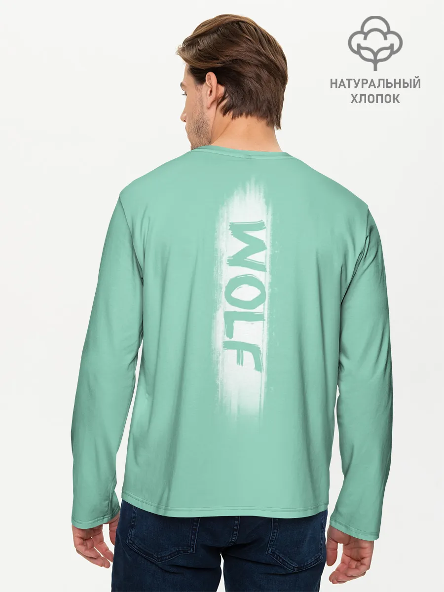 Мужской лонгслив базовый / Wolf