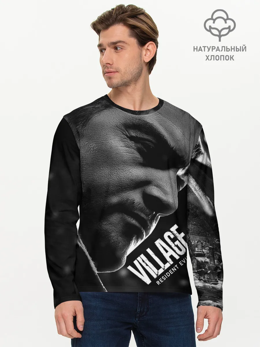Мужской лонгслив базовый / RESIDENT EVIL 8 VILLAGE