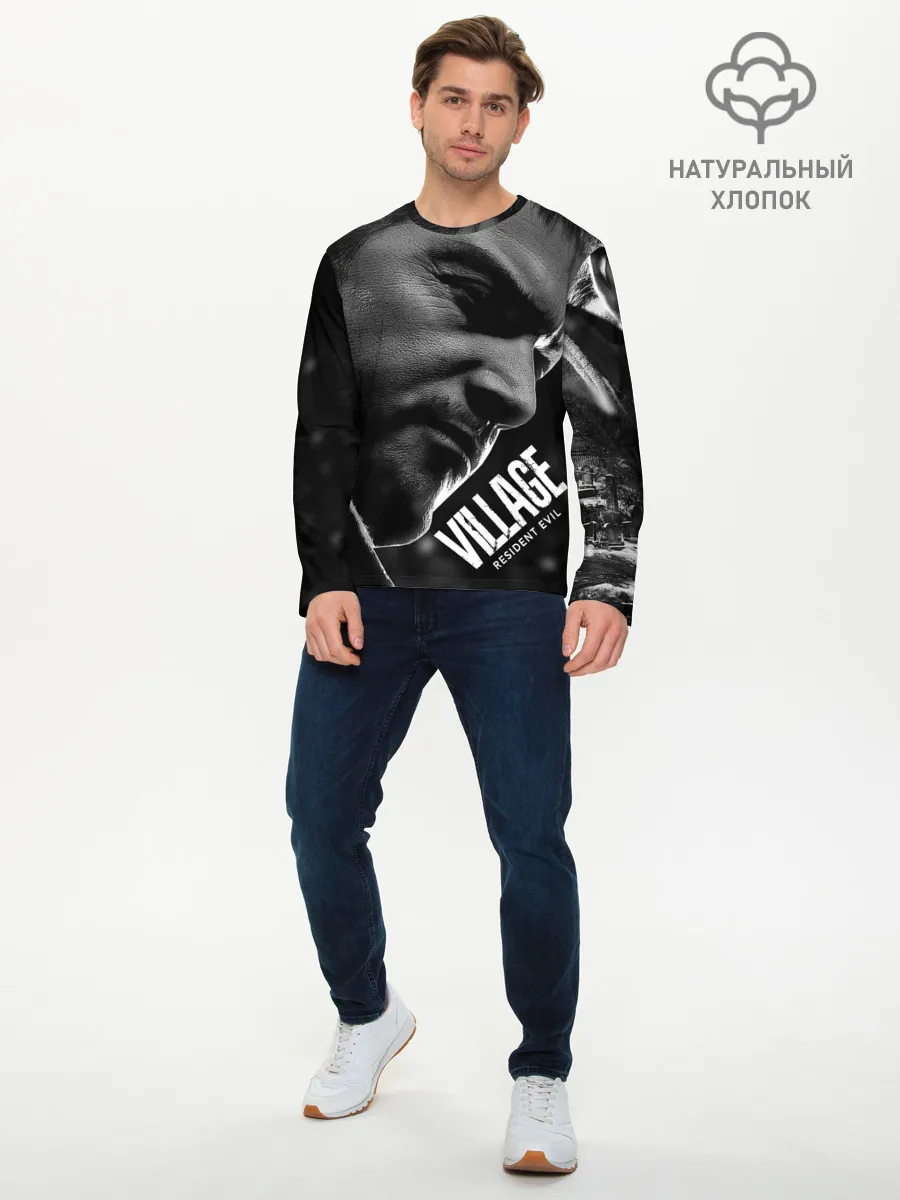 Мужской лонгслив базовый / RESIDENT EVIL 8 VILLAGE