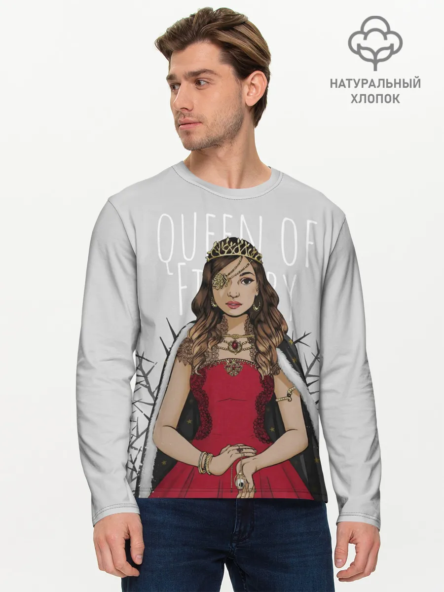 Мужской лонгслив базовый / Queen of Fillory