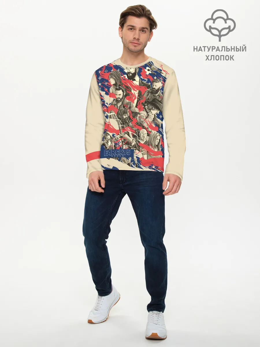 Мужской лонгслив базовый / Far Cry 5