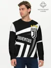 Мужской лонгслив базовый / JUVENTUS / ЮВЕНТУС / ПОЛОСЫ