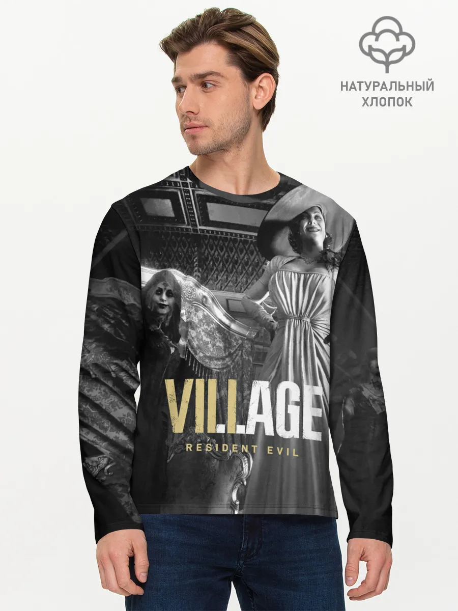 Мужской лонгслив базовый / Lady Alcina Dimitrescu