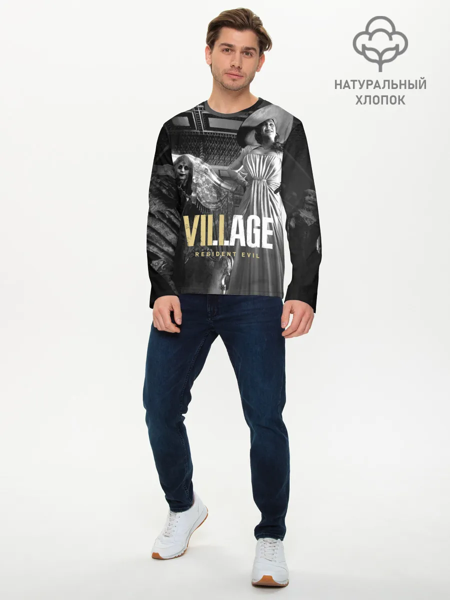 Мужской лонгслив базовый / Lady Alcina Dimitrescu