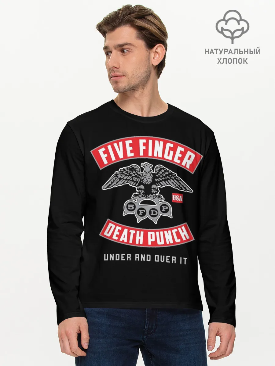 Мужской лонгслив базовый / Five Finger Death Punch