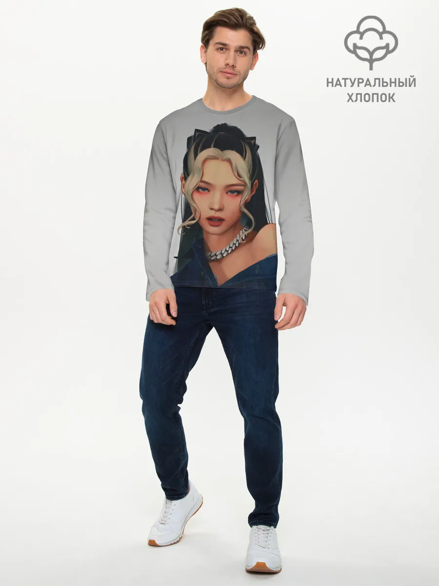 Мужской лонгслив базовый / Hot Jennie