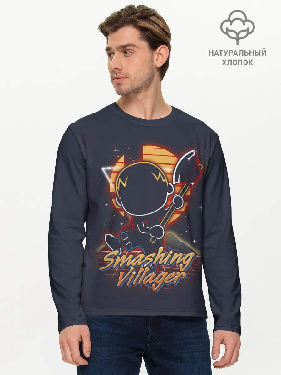 Мужской лонгслив базовый / Smashing Villager