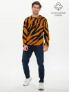 Мужской лонгслив базовый / Тигровый Камуфляж