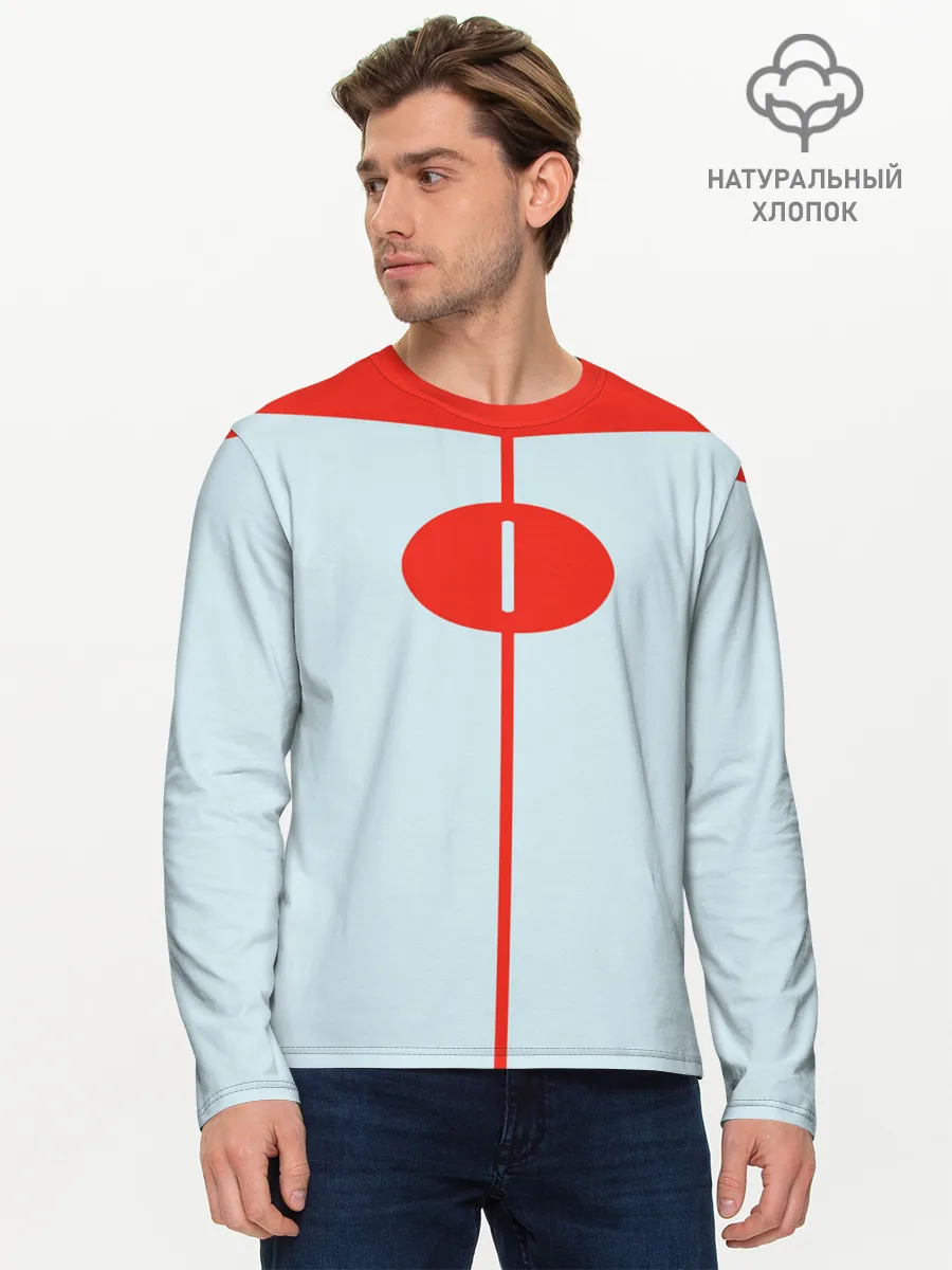 Мужской лонгслив базовый / Invincible - Omni-man