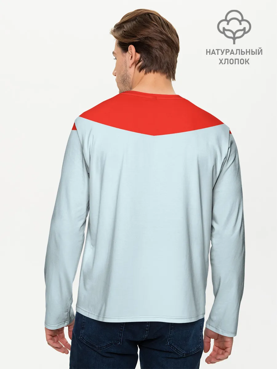 Мужской лонгслив базовый / Invincible - Omni-man