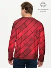 Мужской лонгслив базовый / Red Boards Texture