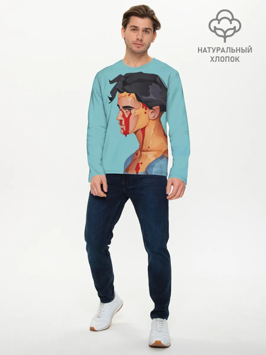 Мужской лонгслив базовый / Неуязвимый