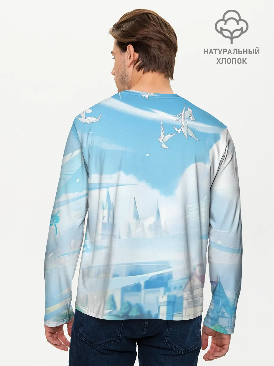 Мужской лонгслив базовый / Eula | Genshin Impact