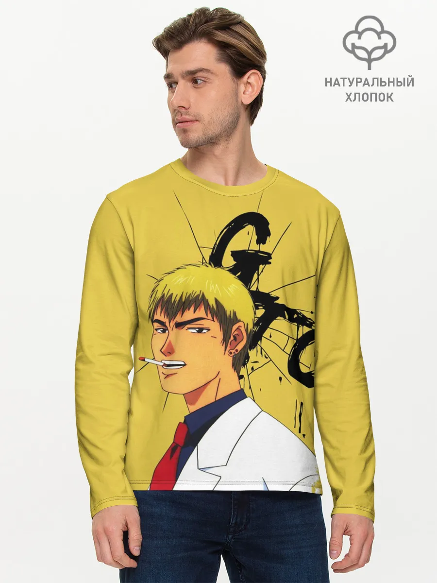Мужской лонгслив базовый / Крутой учитель Онидзука